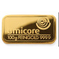 Umicore Fine Bullion Gold Ingot Bar 100 Grams Finesse 999.9 LBMA Good Delivery