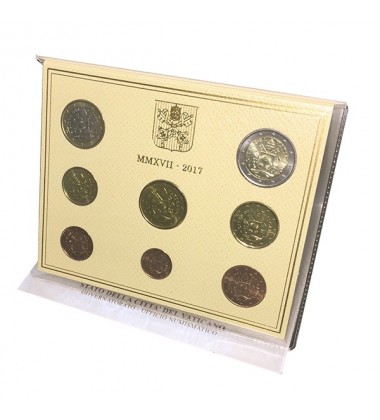 2017 Vatican Euro Coin Set of 8 Coins BU