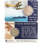 2015 Malta 100 Years of First Flight Coin Card 2 Euro Commemorative Coin