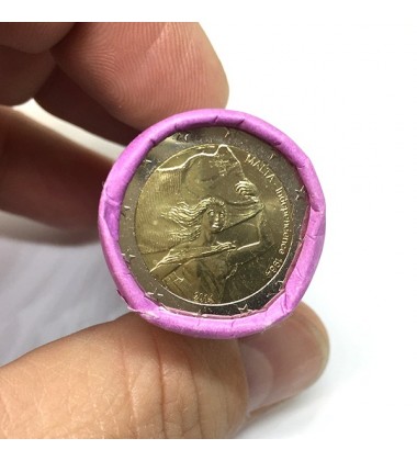2014 Malta 2 Euro Independence Coin Roll
