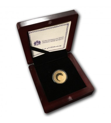 2010 Malta - €50 Auberge D Italie Commemorative Gold Coin - Proof