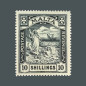 1919 Malta Stamp 10 Shillings Black SG96