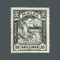 1919 Malta 10 Shillings Black