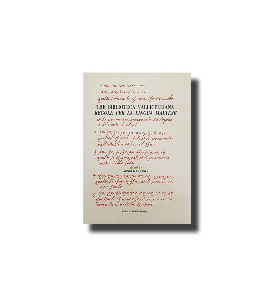 Regole Per La Lingua Maltese - The Biblioteca Vallicelliana  - Malta Book