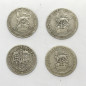 1899 1902 1906 1907 British Silver Coins Lot of 4
