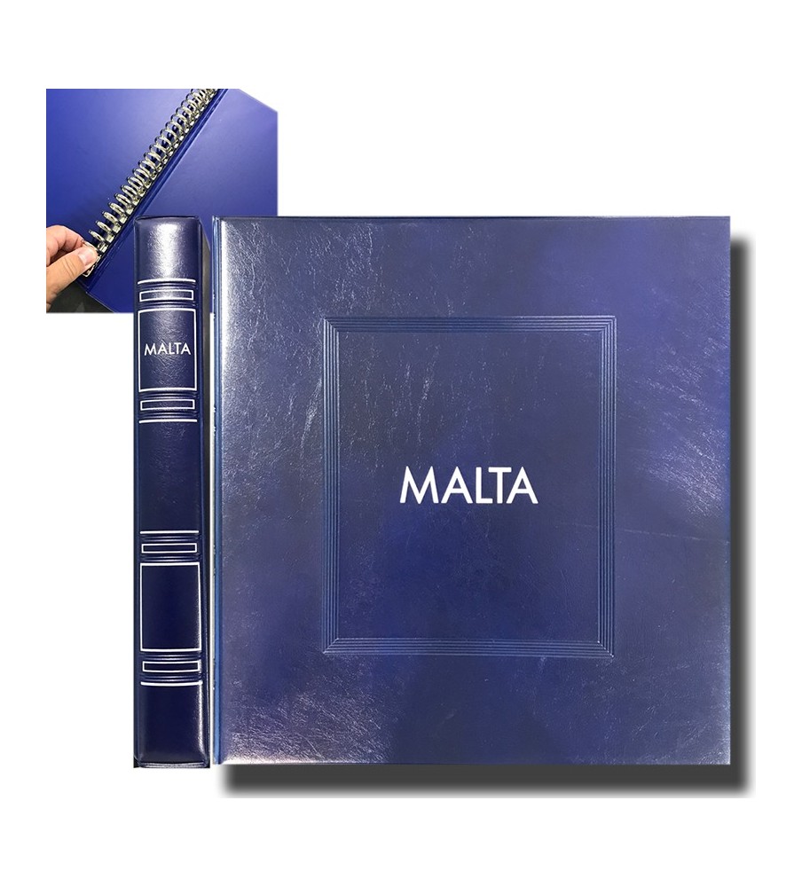 SAID Malta Supplement Pages Blue Album Cover & Case