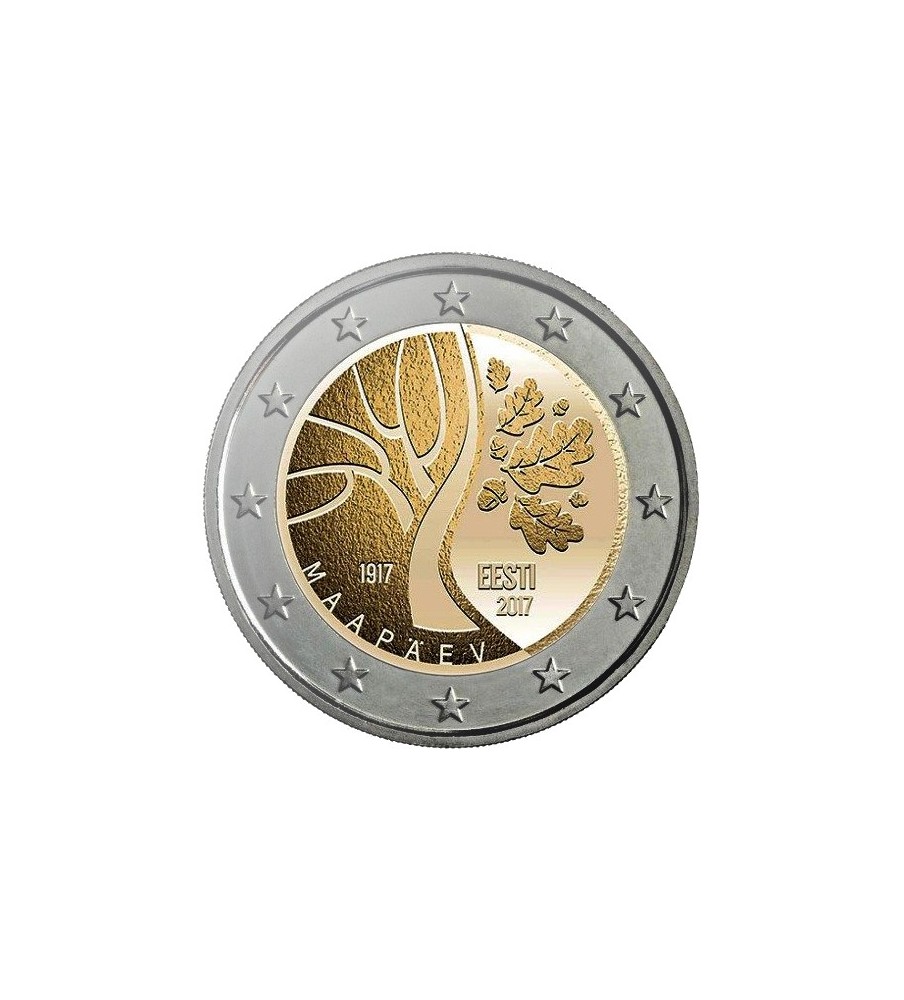 2017 Estonia 100 Years of Independence 2 Euro Commemorative Coin
