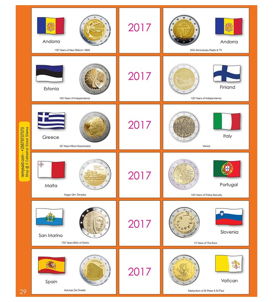 €2 Euro Commemorative Page 29