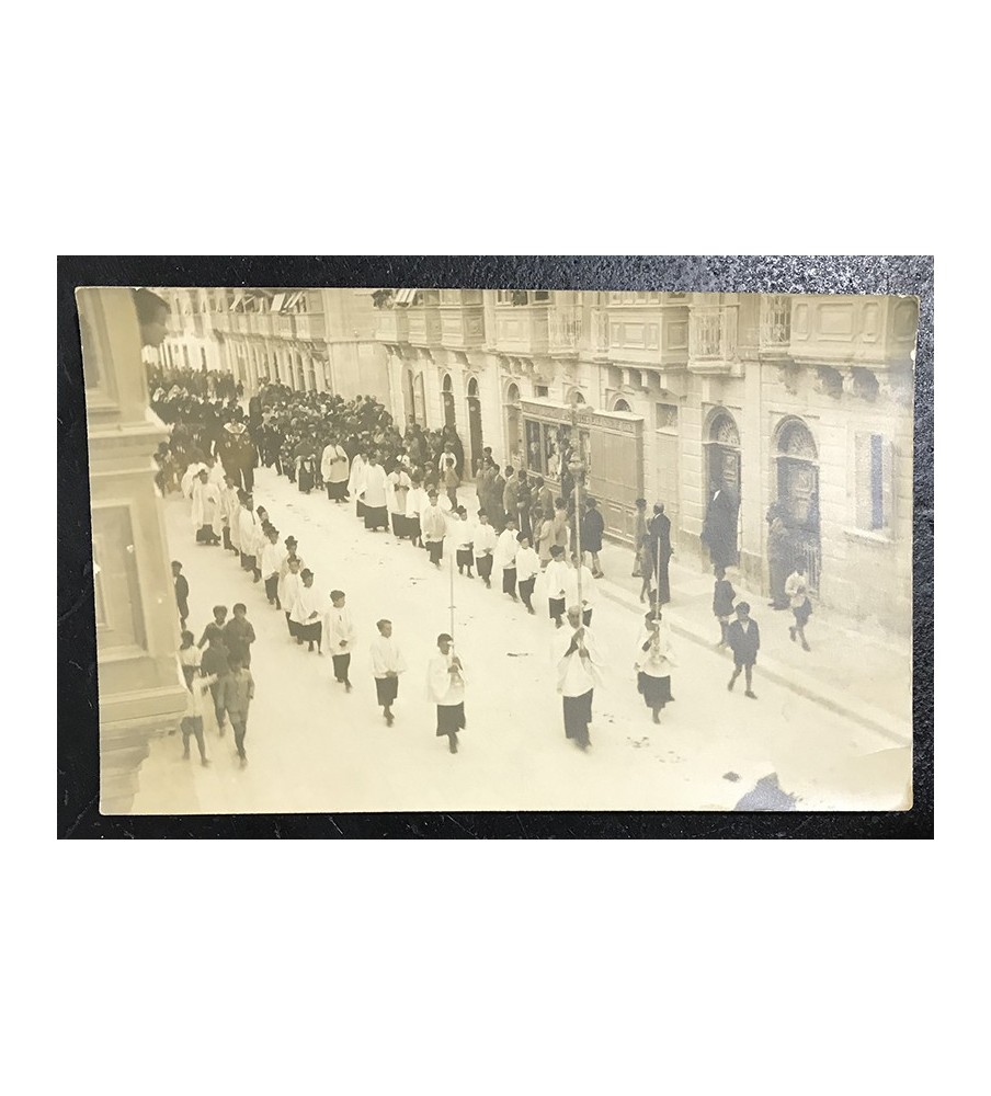 Malta Photo-Postcard Religious Event