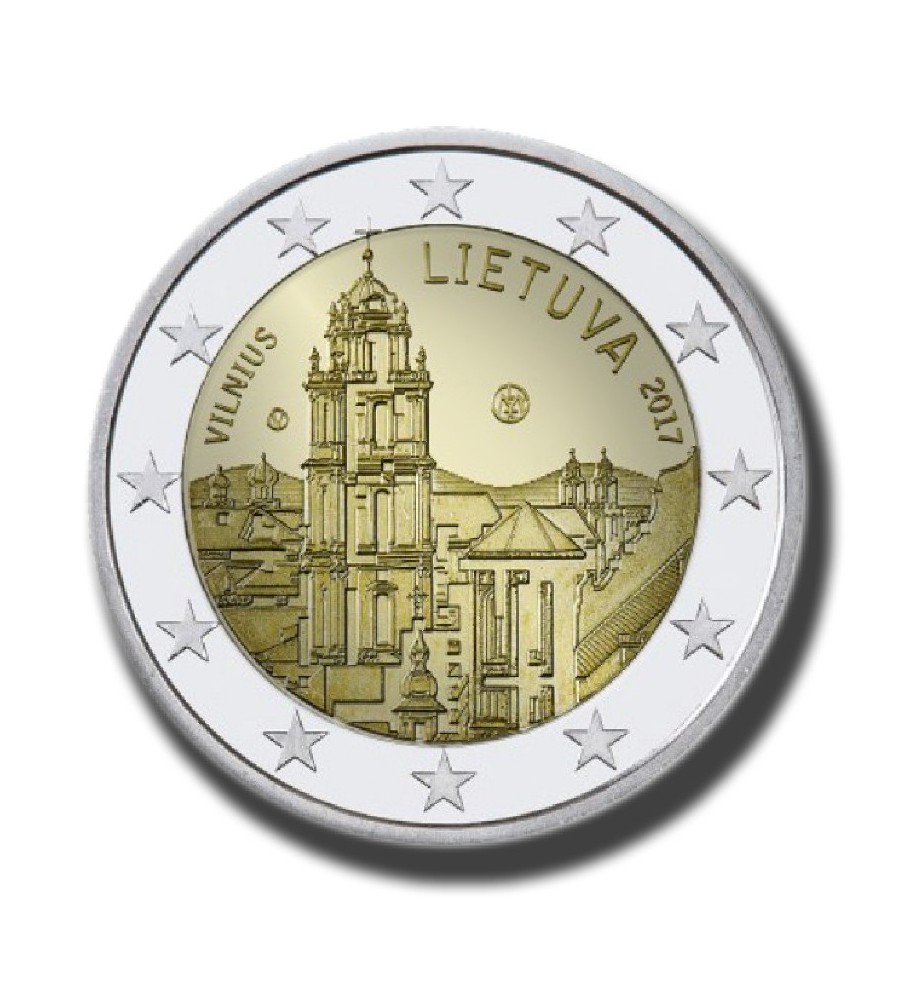 2017 Lithuania Vilnius 2 Euro Commemorative Coin