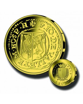 2013 MALTA - 5 EURO PICCIOLO COMMEMORATIVE GOLD COIN PROOF GOLD