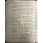 1705 Grand Master of Malta Emmanuel Pinto Signed document bearing Marc Antonio Zondadari Wafer Seal