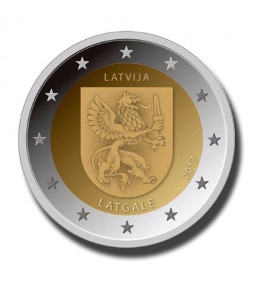 2017 Latvia Latgale 2 Euro Commemorative Coin