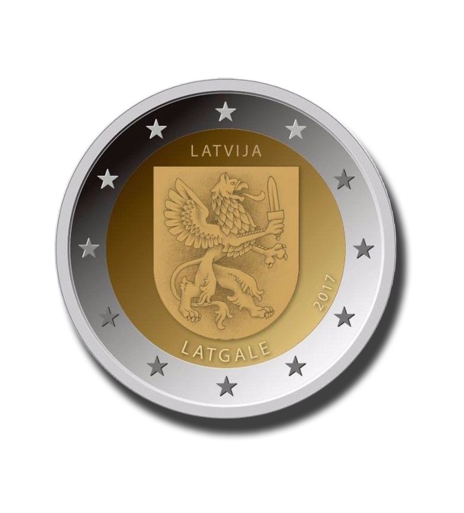 2017 Latvia Latgale 2 Euro Commemorative Coin