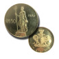 1972 Malta Gold Coin LM50 Neptune
