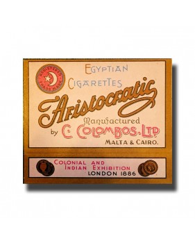 Aristocratic C. Colombos Ltd. Malta & Cairo Egyptian Cigarettes 71 x 45 x 15mm