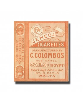 Cleopatra C. Colombos Ltd. Cairo Jenedje Cigarettes, Cairo 65 x 45 x 13mm