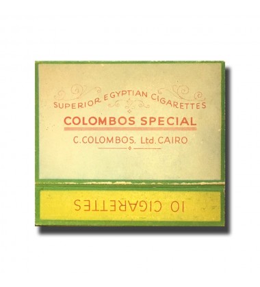 Colombus Special C. Colombos Ltd. Cairo Superior Egyptian Cigarettes 70 x 46 x 16mm