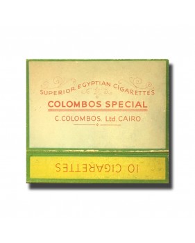 Colombus Special C. Colombos Ltd. Cairo Superior Egyptian Cigarettes 70 x 46 x 16mm