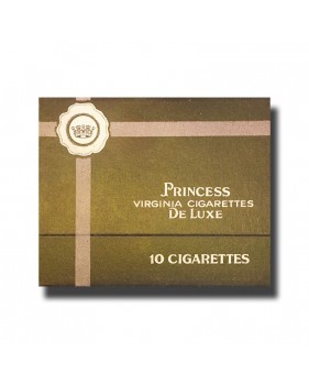 Princess C. Colombos Ltd. Malta De Luxe Virginia Cigarettes 75 x 46 x 17mm