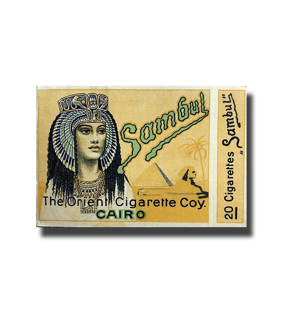 Sambul The Orient Cigarette Coy. Cairo  87 x 70 x 17mm (20 Cigarettes)