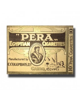 Pera C. Colombos Ltd. Cairo Egyptian Cigarettes 89 x 71 x 8mm (10 Cigarettes)