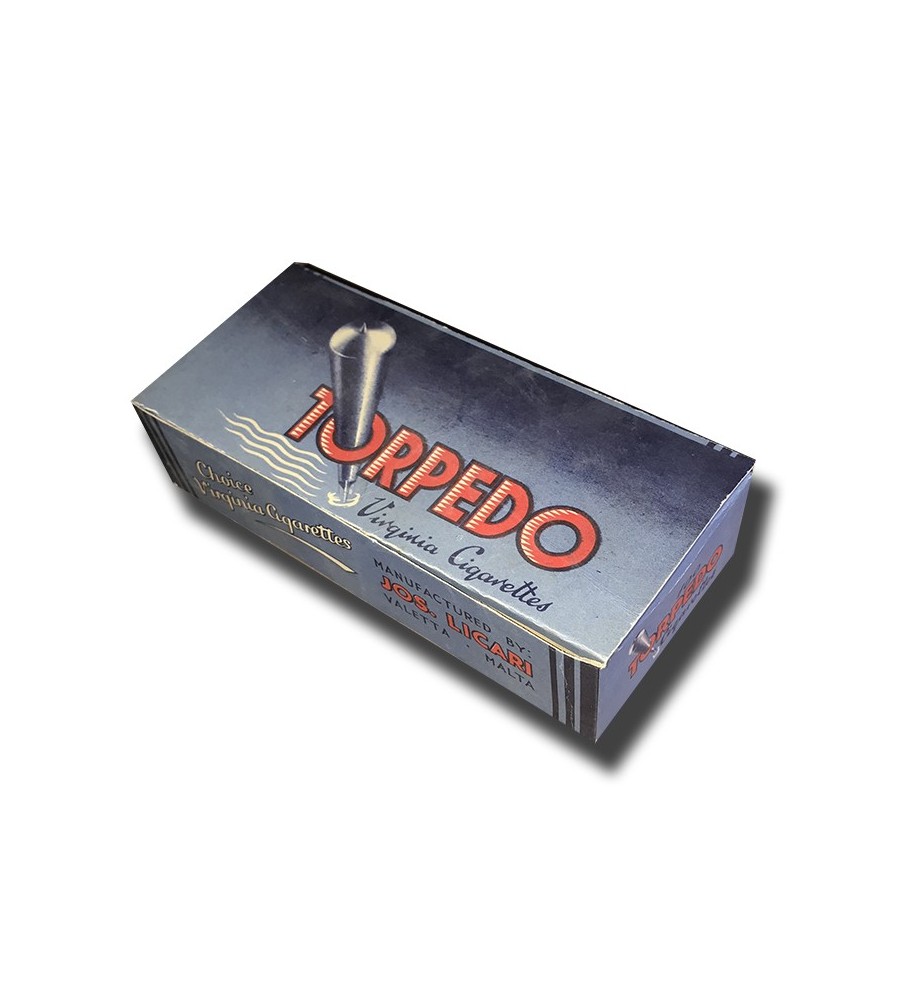 Torpedo Joseph Licari, Malta Virginia Cigarettes 160 x 73 x 38mm