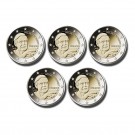2018 Germany A D F G J Helmut Schmidt 2 Euro Commemorative x 5 Coin