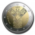 2018 Latvia 100 Years of the Baltic States 2 Euro Commemorative Coin