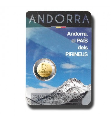 2017 Andorra Pyrenees Coin Card