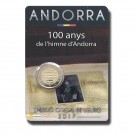 2017 Andorra 'Hymn' 100 Years of the National Anthem  Coin Card