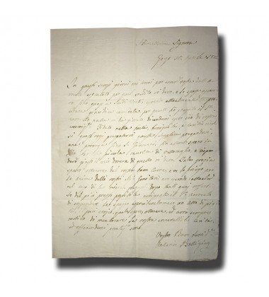 1875 Gozo to Malta Entire Letter Cover Postal History Noble Corresponence