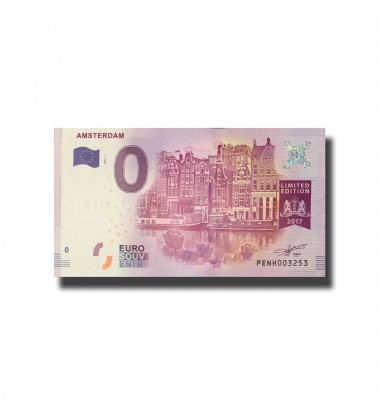 2019 Netherlands PEAM Amsterdam Westerdok Billet Souvenir Banknote Euro Schein 