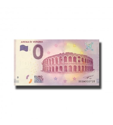 Italy Arena Di Verona 0 Euro Banknote Uncirculated 004536