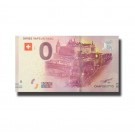 Switzerland Swiss Vapeur Parc 0 Euro Banknote Uncirculated 004588