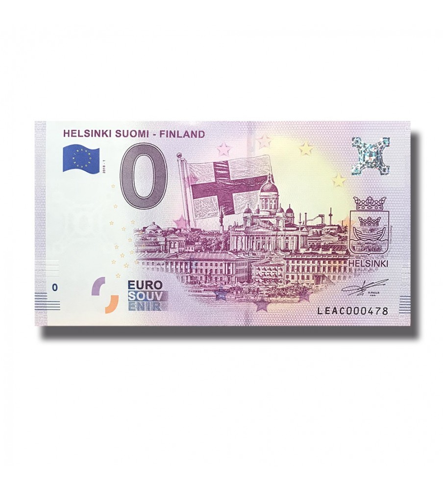0 Euro Souvenir Banknote Helsinki Suomi - Finland LEAC 2018-1