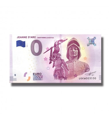 France 2018 Jeanne D'Arc 0 Euro Banknote Uncirculated 004836