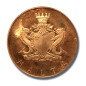 1973 MALTA LM1 SPECIMEN STRUCK IN COPPER RRR