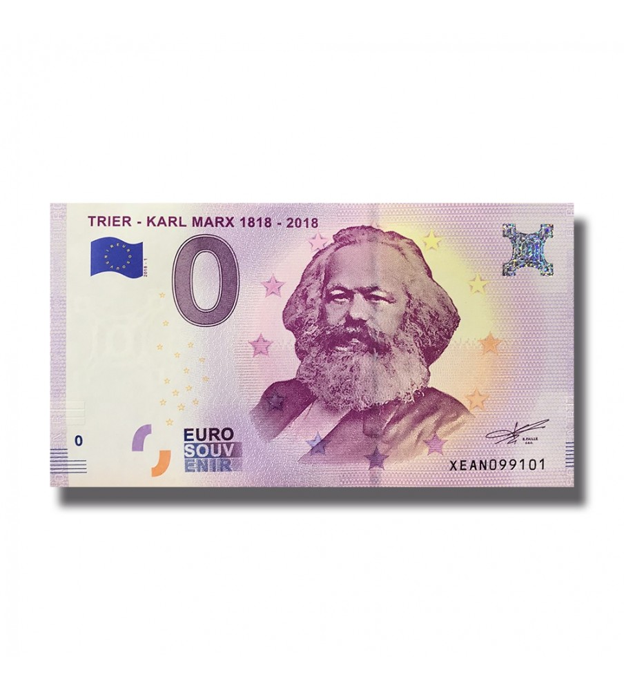 Germany 2018 Trier Karl Marx 1818-2018 0 Euro Banknote 004961 Germany 2018 Trier Karl Marx 1818-2018 0 Euro Banknote 004961