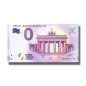 0 Euro Souvenir Banknote Berlin - Brandenburger Tor Germany XEPH 2018-1