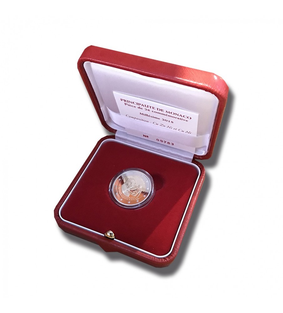 2018 Monaco Francois Joseph Bosio PROOF Coin
