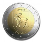 2018 LATVIA ZEMGALE 2 EURO COMMEMORATIVE COIN