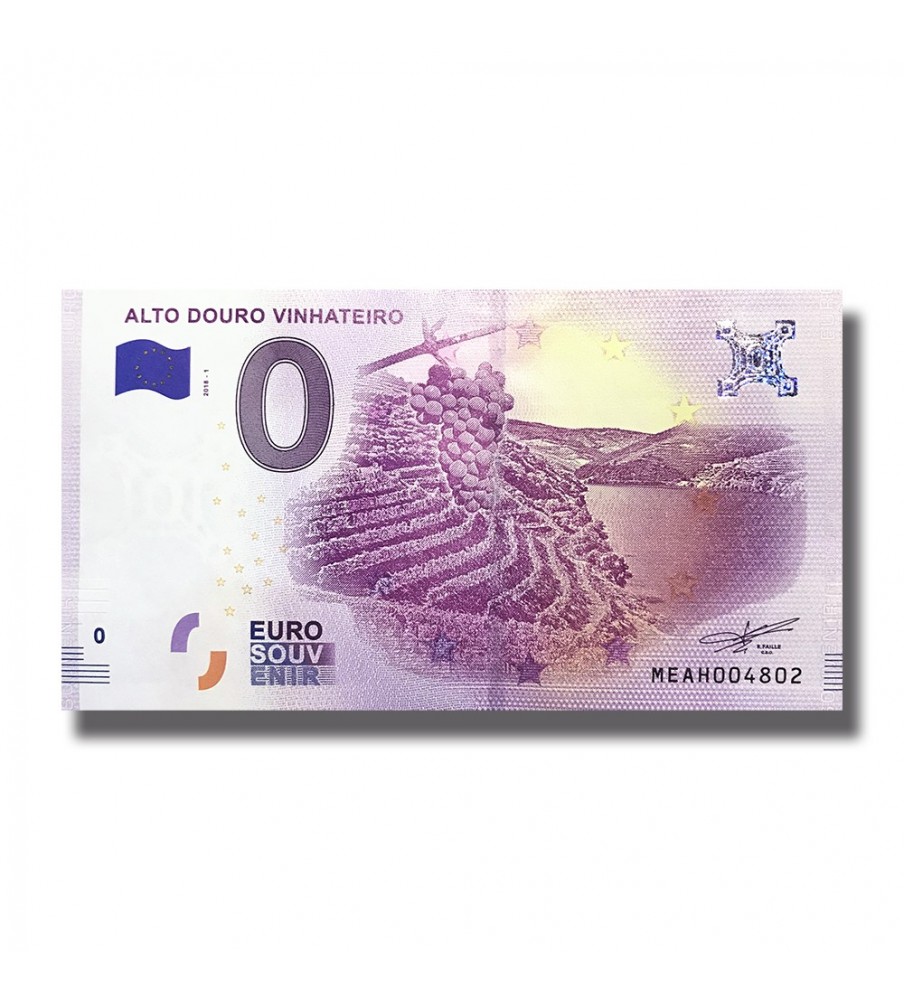 Portugal 2018 Alto Duoro Vinhateiro 0 Euro Banknote Uncirculated 004867
