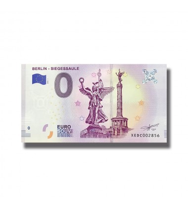 0 EURO BANKNOTE GERMANY 2018 BERLIN - SIEGESSAULE 005131