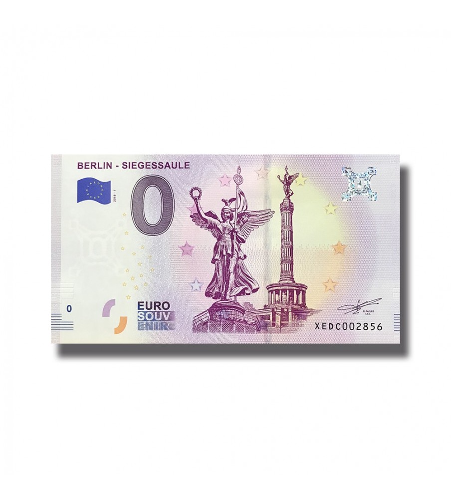 0 Euro Souvenir Banknote Berlin - Siegessaule Germany XEDC 2018-1
