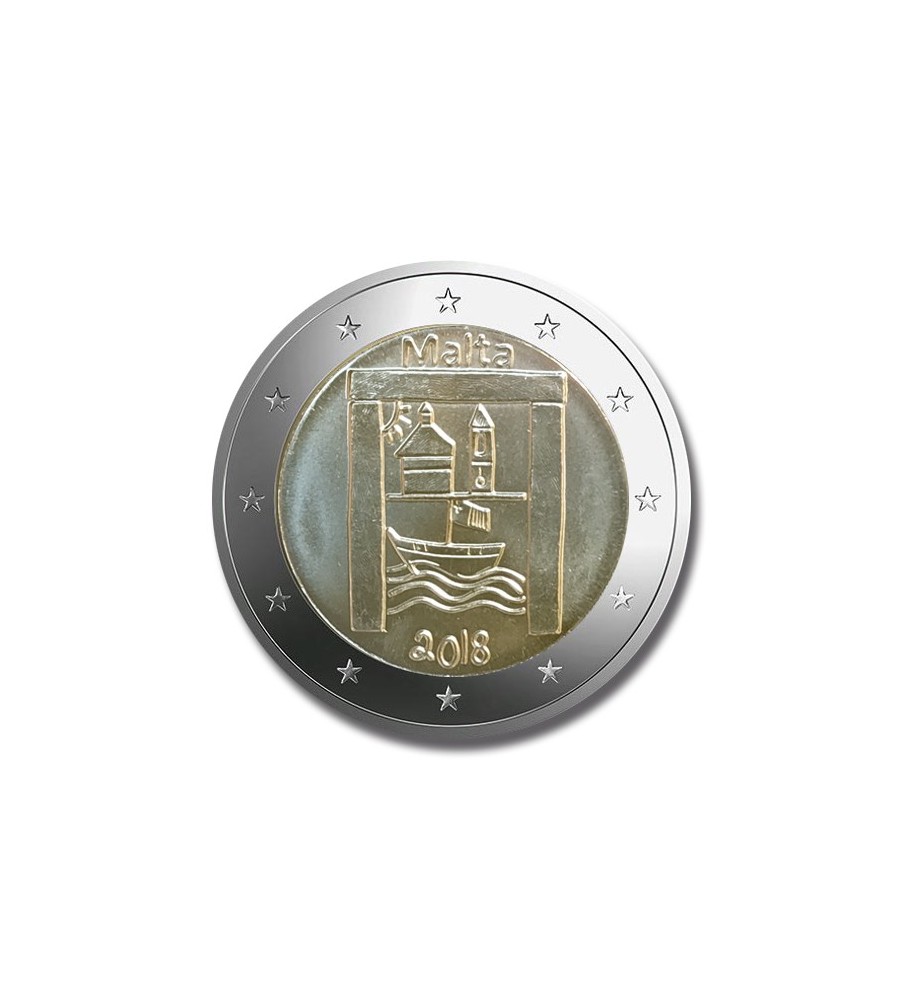 2018 Malta Cultural Heritage 2 Euro Commemorative Coin