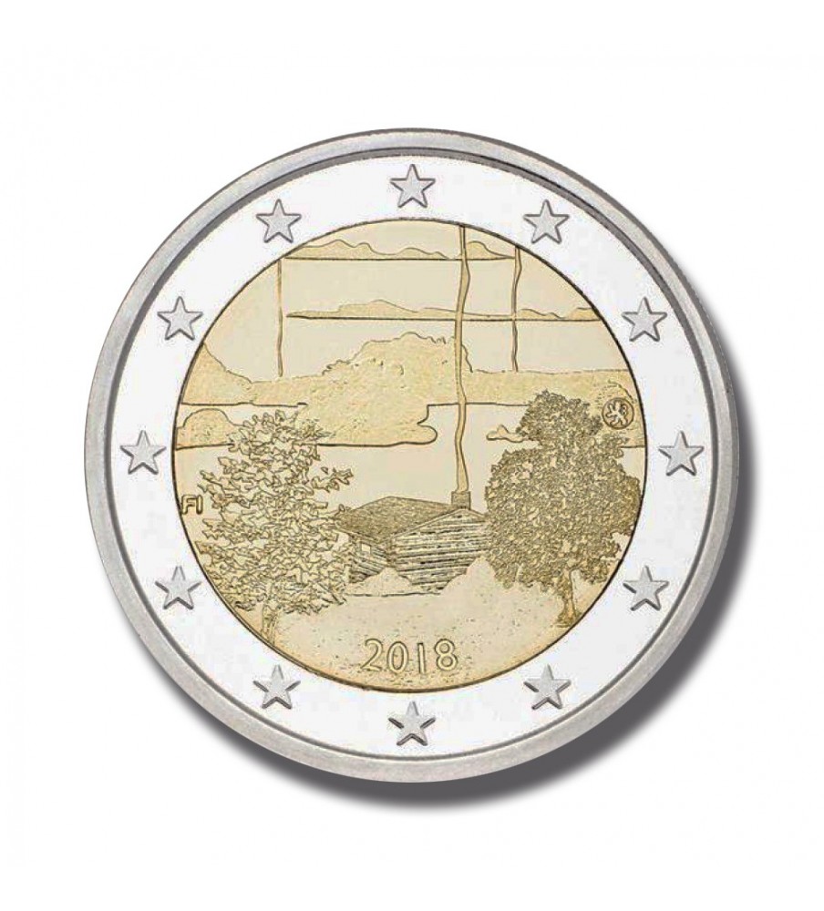 2018 Finland Sauna Culture 2 Euro Coin