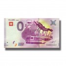 0 EURO SOUVENIR BANKNOTE VILLARS 150ANS 2017 SWITZERLAND