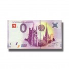 0 Euro Souvenir Banknote Cathedrale De Lausanne Switzerland 2018