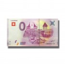 0 EURO SOUVENIR BANKNOTE LUCERNE 2018 SWITZERLAND 005331